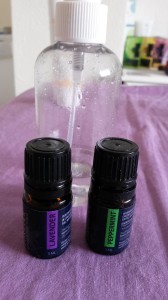 Aromatherapy footspray